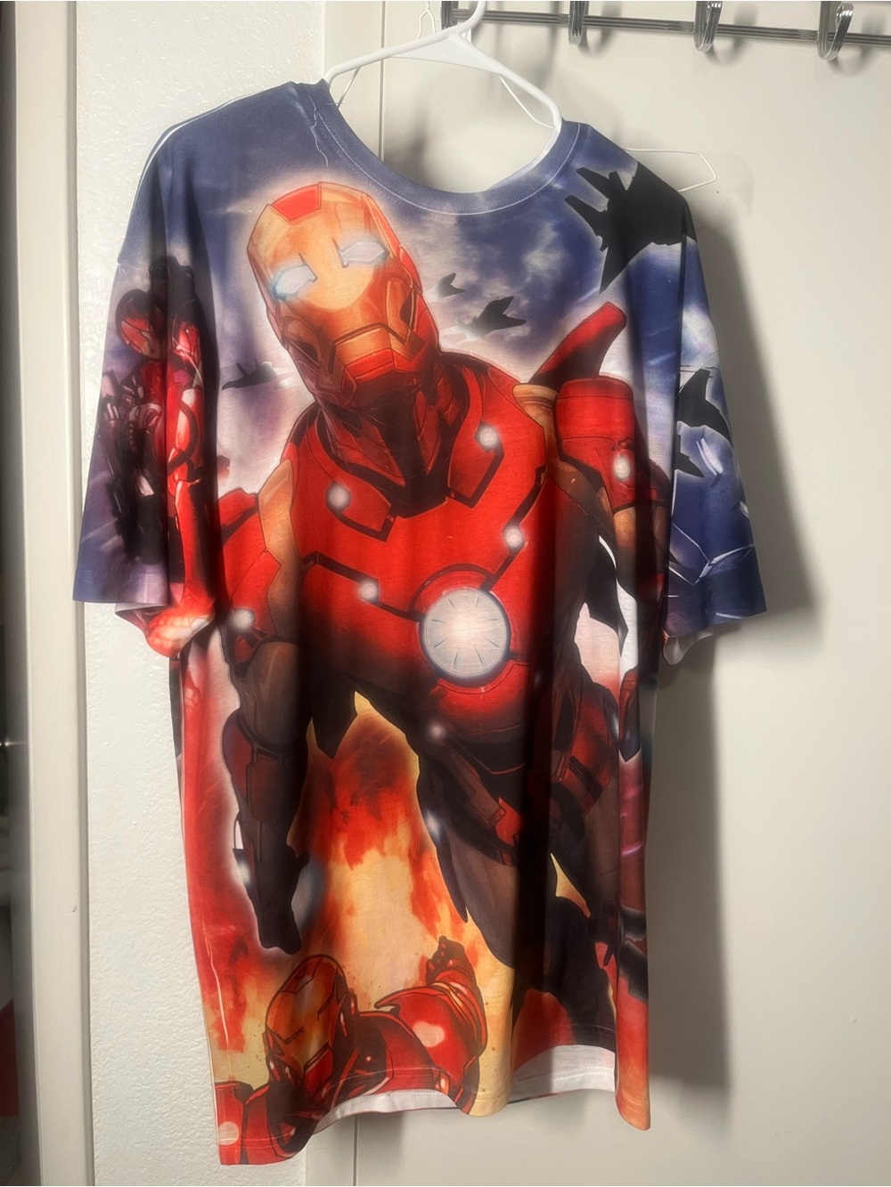 Marvel Red and Gold Iron Hero Graphic Tee